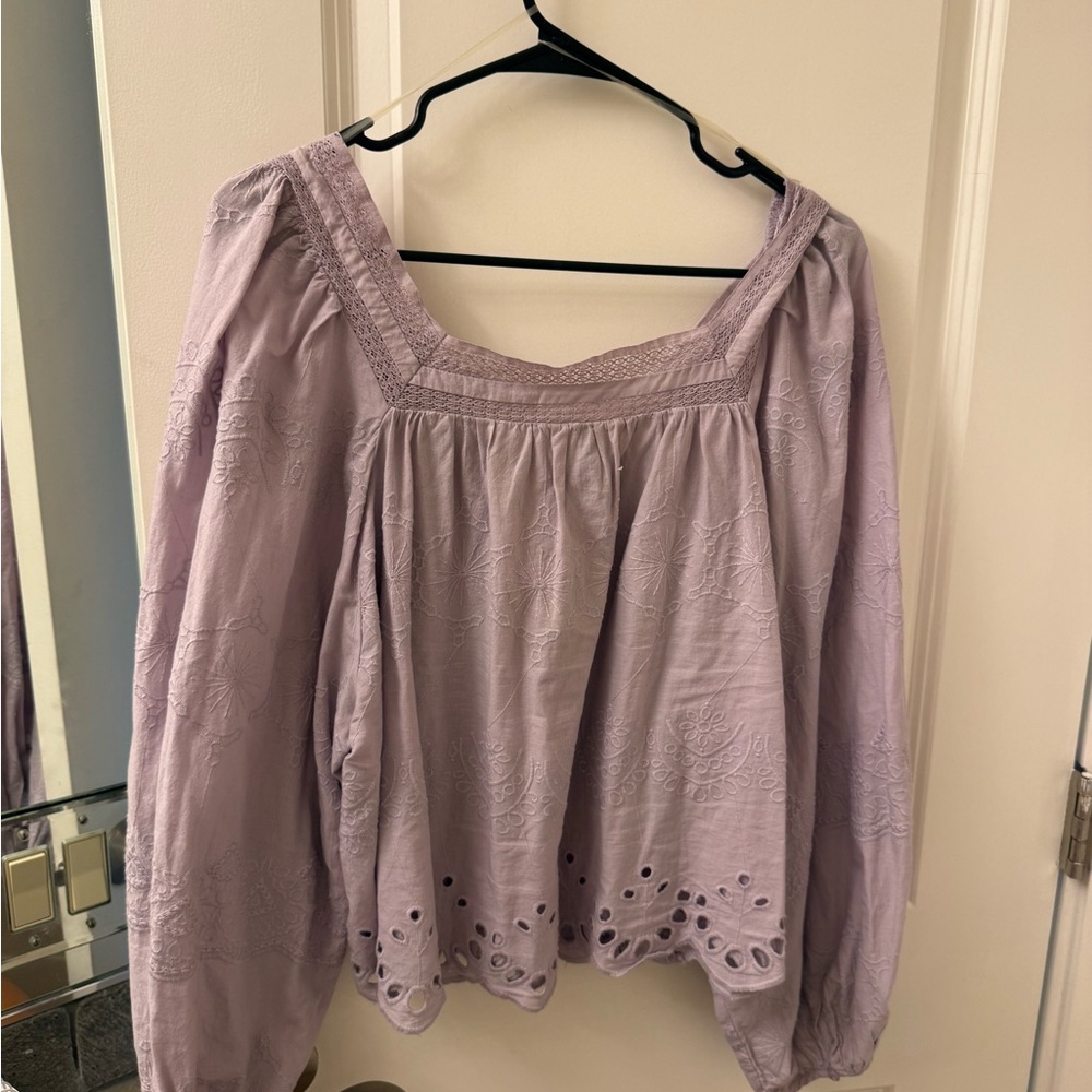 Universal Thread Lavender Blouse - image 2